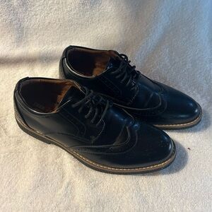 Boys Deer Stags Joel Wingtip Oxford Shows Sz 6 Y Black